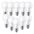 Lampara Led Foco Clásica A60 7w Cálida Color De La Luz Blanco Cálido Candela
