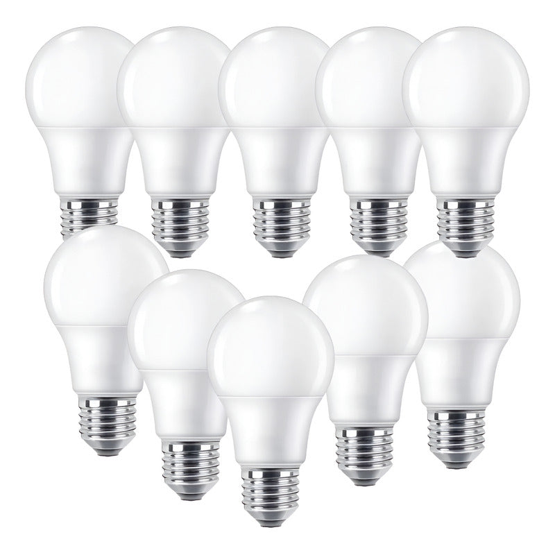 Lampara Led Foco Clásica A60 7w Cálida Color De La Luz Blanco Cálido Candela