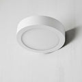 Plafon Redondo Con Base Circular 18w Luz Calida Pack 10u Blanco Cálido