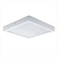 Plafon Cuadrado Con Base 18w Led Luz Fria Pack 20u Blanco Frío
