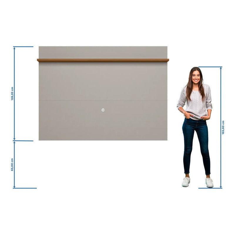 Rack Tv Premium Exahome 70 Pulgadas Mueble Televisión Blanco