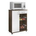 Mueble Frutero Organizador Cocina Porta Microondas Exahome Nogal