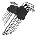 Juego De Llaves Allen Hexagonales X 9 Pcs 180mm Exahome Gris