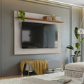 Rack Tv Premium Exahome 70 Pulgadas Mueble Televisión Blanco