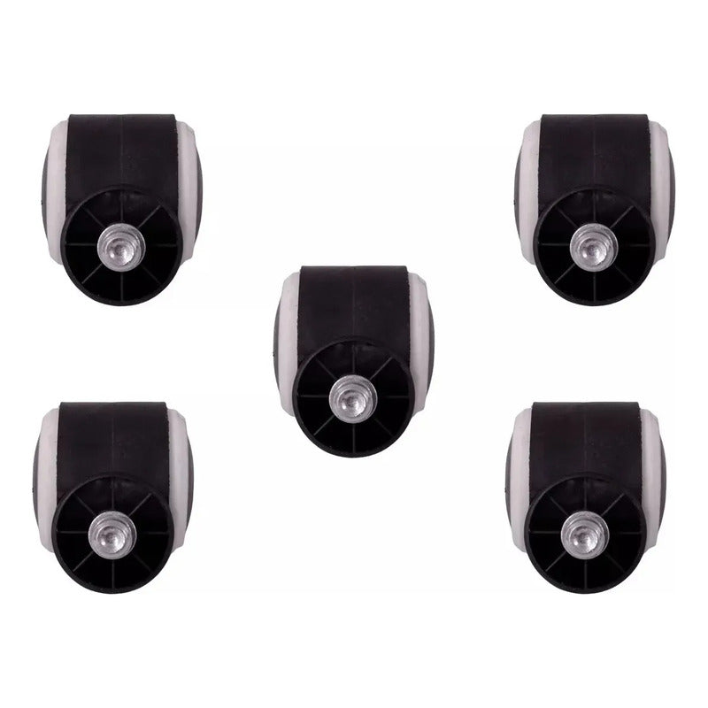 Ruedas Silla Oficina Parquet Plastificado No Rayan X 5 Unid.