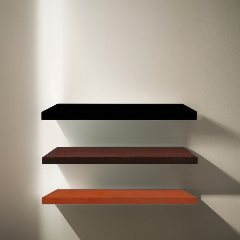 Estante Flotante Repisa Ménsula Invisible 60x20x1.8 Exahome Blanco