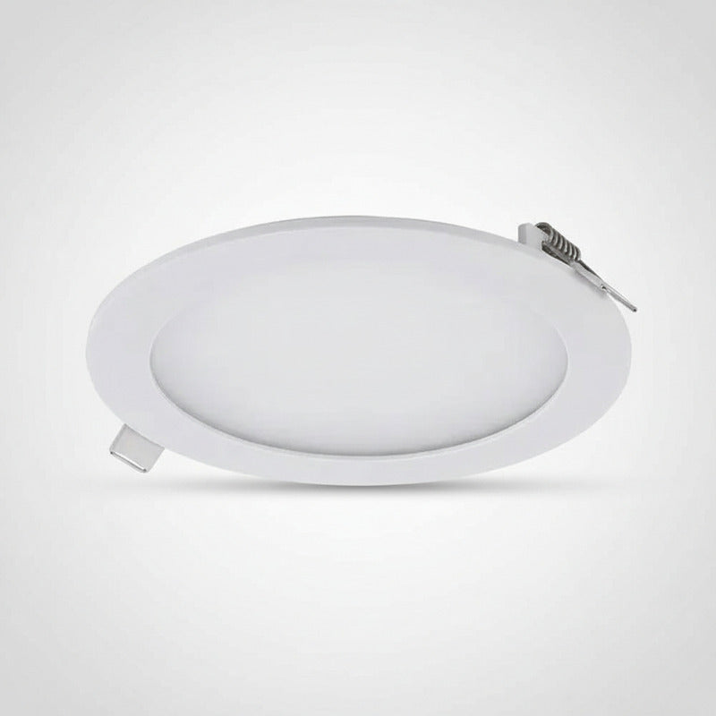 Plafon Panel Led Embutible Redond Tienda Oficial Blanco Cálido