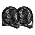 Combo 2 Ventiladores 12  Turbo Exahome P Tienda Oficial 30 Cm Negro 5