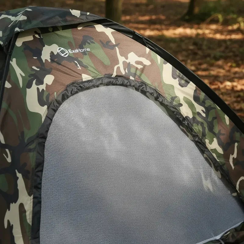 Carpa Iglú Exahome Jxct-1011 2p Camuflada 1000mm Bolso Verde