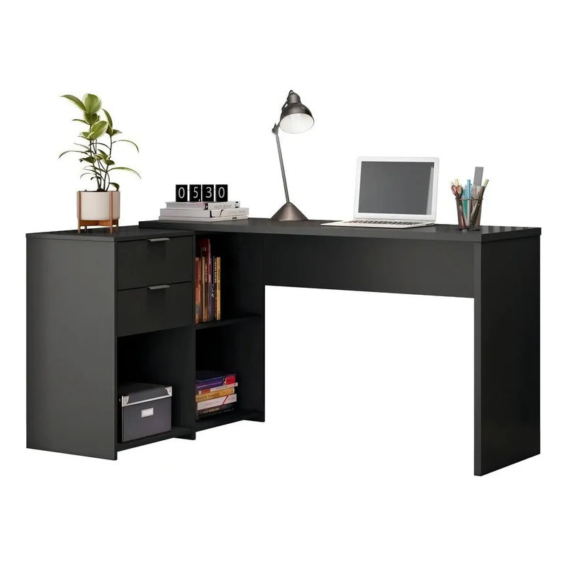 Escritorio Articulado Mesa De Computación Con Extension Negro