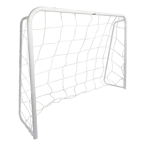 Arco De Futbol Exahome Metalico 80x50x30 Desarmable Con Red Blanco