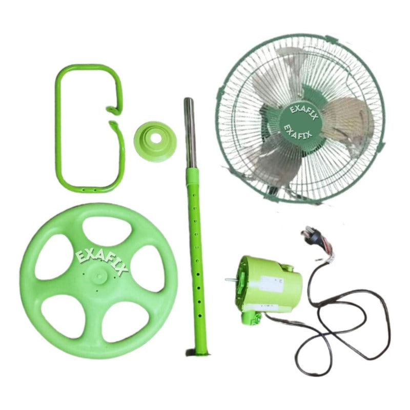Repuesto Soporte Base Ventilador 3 Verde Verde