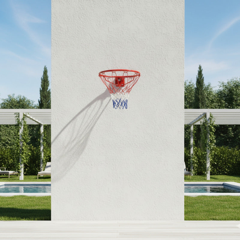 Aro De Basquet 1 Resorte Exahome Nº 7 Y Red Reforzado Basket