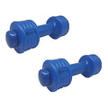 Mancuerna Exahome Recargable X 2 Reforzada Fitness Gimnasia Color Azul
