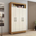 Placard Premium Ropero Exahome Multiuso 4 Puertas Exclusivo Roble