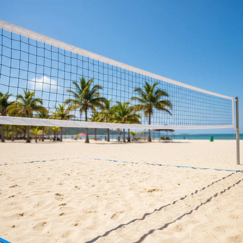 Red De Voley 9.40 X 1.00 Mts Envios Exahome Negro