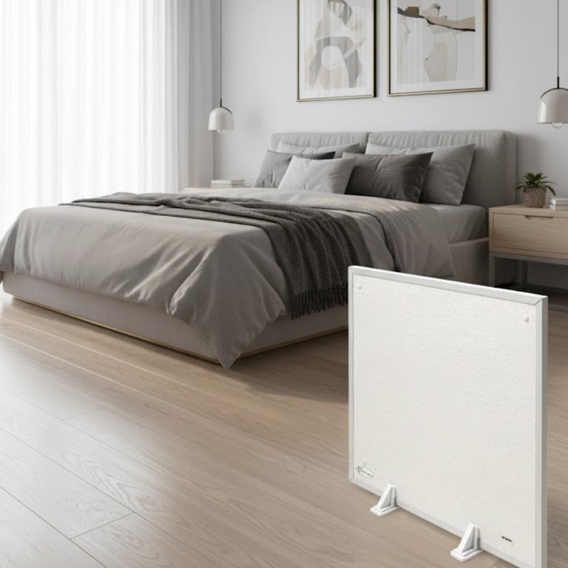 Placa Panel 2 En 1 Calefactor Estu Tienda Oficial Blanco