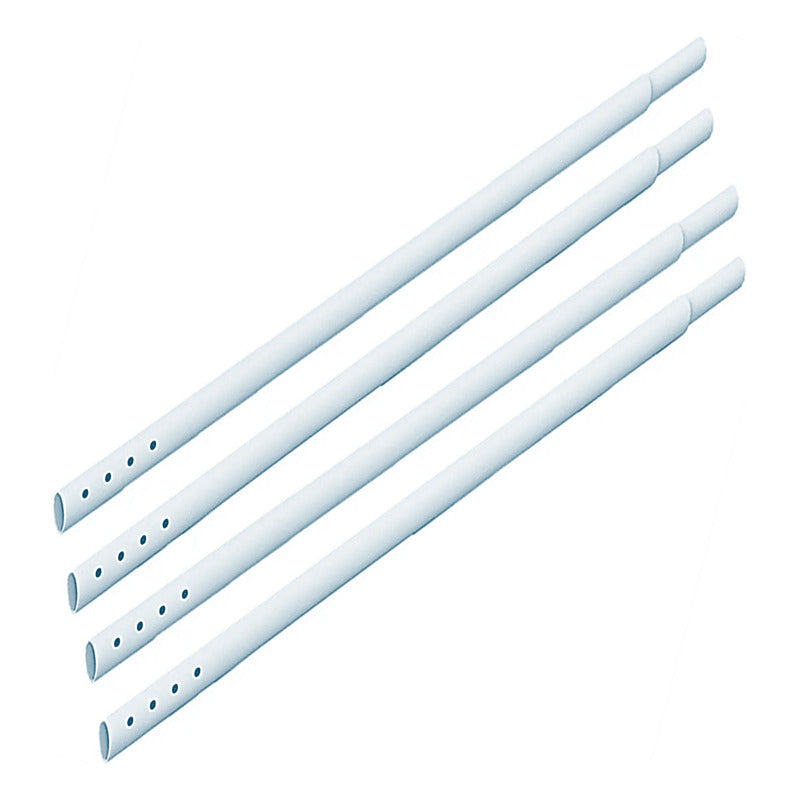 Repuesto 4 Caños Gazebo 100x2,4cm Acero Epoxi Patas Agujeros