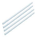 Repuesto 4 Caños Gazebo 100x2,4cm Acero Epoxi Patas Agujeros