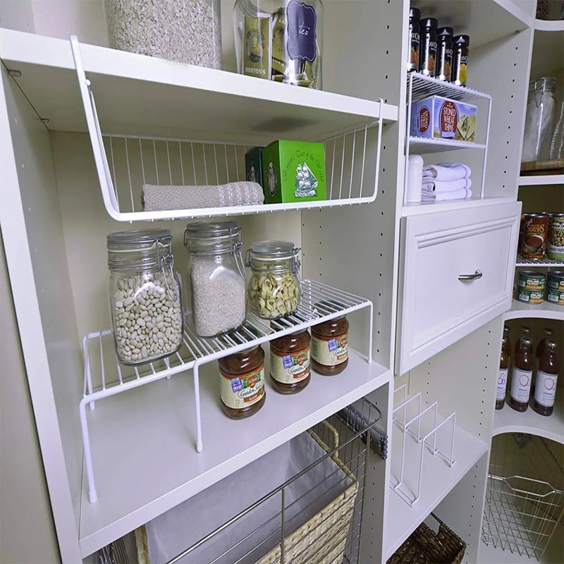Organizador Alzada Alacena Extensible Exahome Estante Extra Blanco