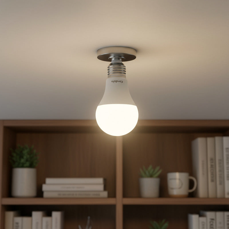 Lampara Led Foco  Clasica A60 12w Calida Pack 20u Blanco Cálido