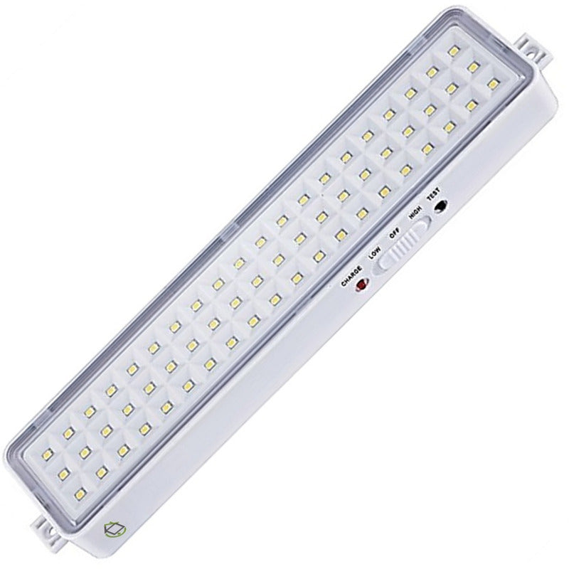 Pack 4 Luz De Emergencia Bateria Recargable 60 Led Industria Blanco