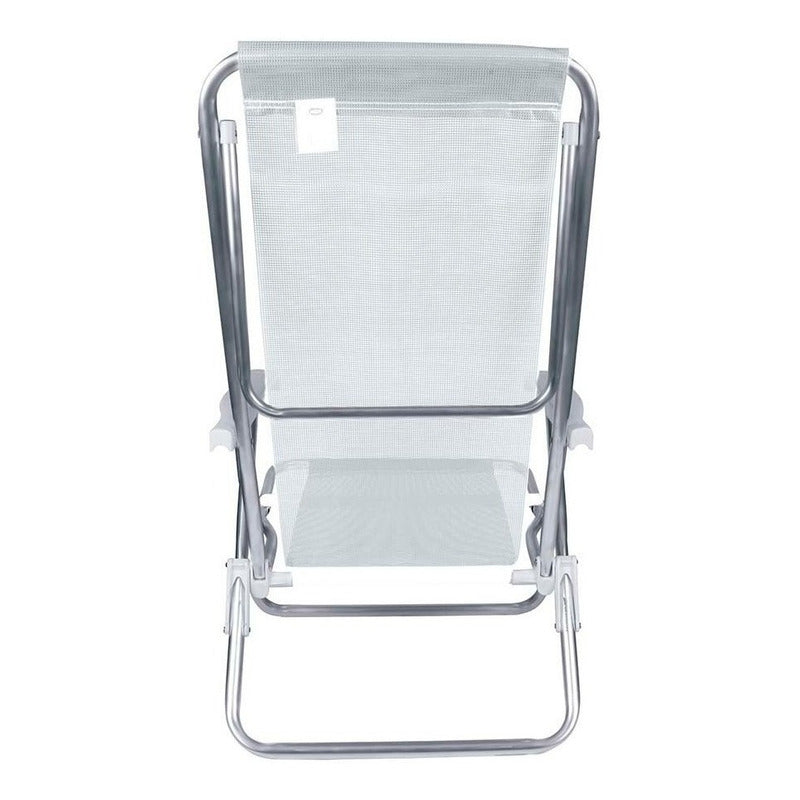 Silla Reposera Aluminio Sannet 8 Posiciones Playa Jardin