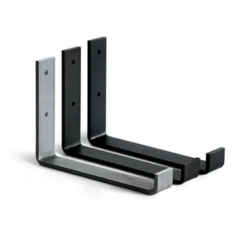 Mensula Para Estante X 2 Exahome Industrial Repisa Madera