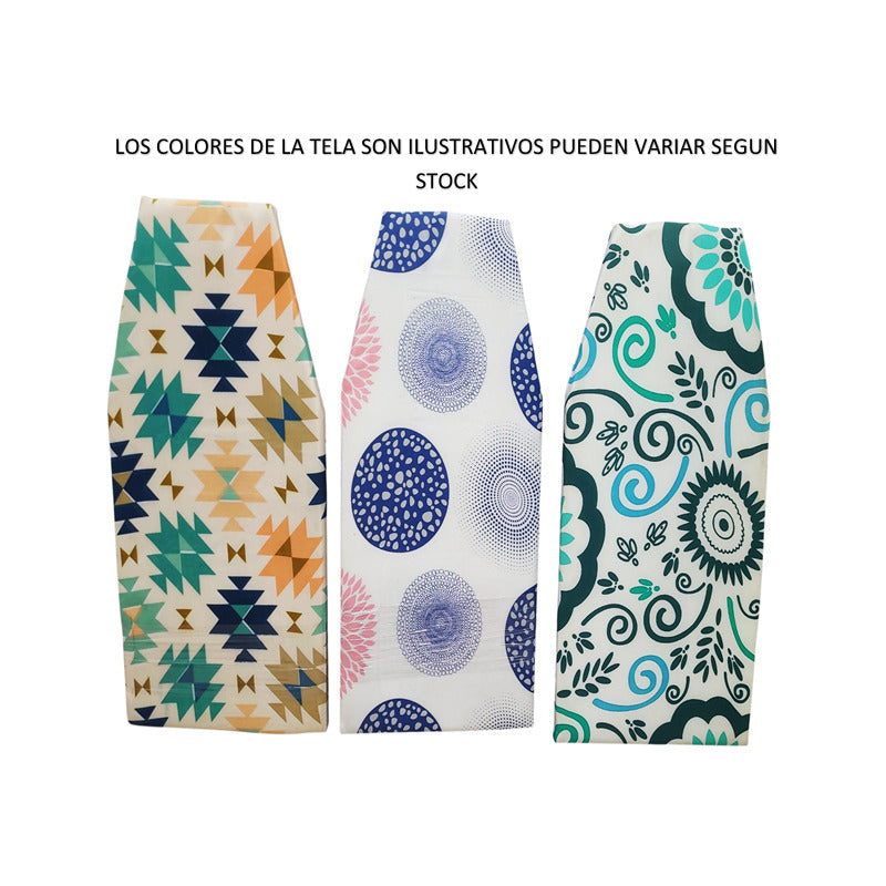 Tabla De Planchar De Mesa Plegable Practica Liviana Color Floreado Verde