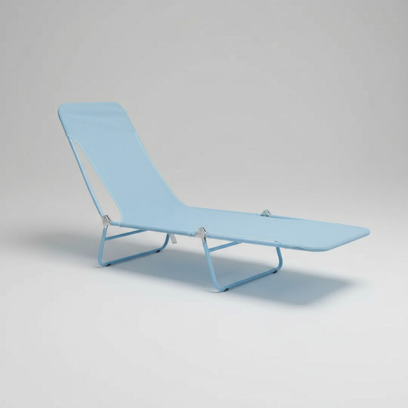 Silla Reposera Cama Playera Reclinable Plegable Casa Parque