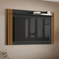 Rack Tv Panel Premium Exahome Exclusivo Mueble Televisión Negro