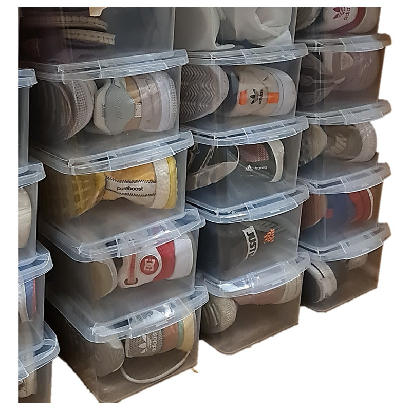 Organizador Multiuso Transparente Exahome Para Zapatos Ropa Pvc 4 Cajones