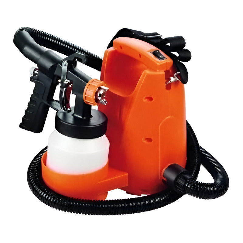 Pistola De Pintar Hvlp Electrica 450 W Exahome Boquilla Max Color Naranja Oscuro
