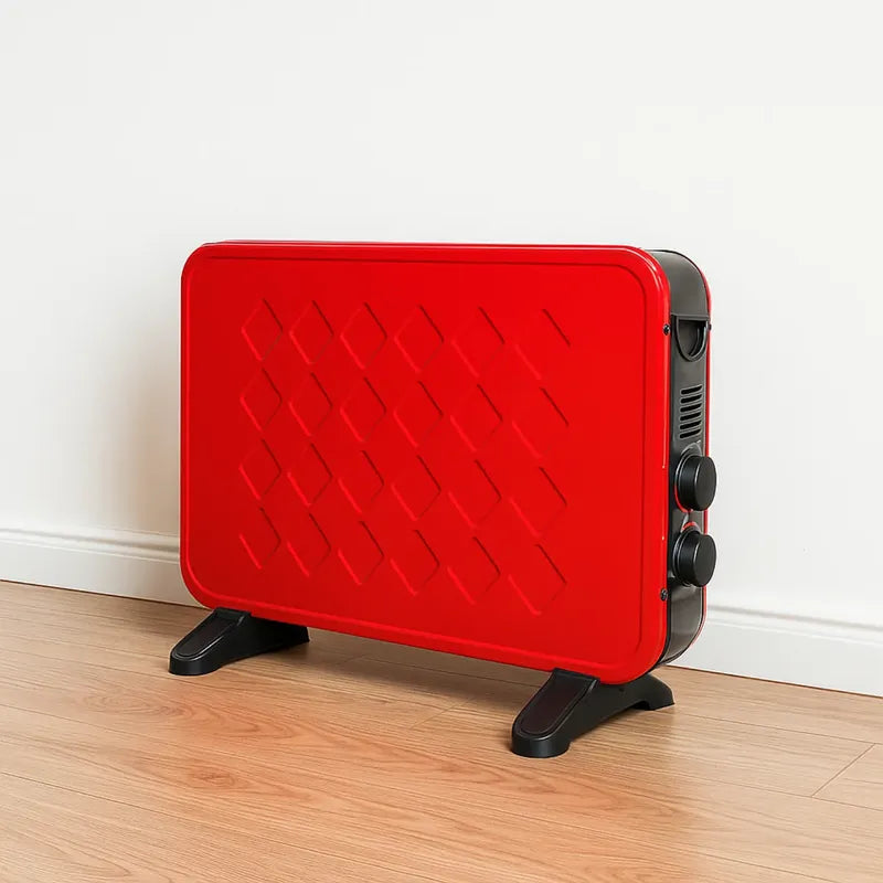 Panel Calefactor Alta Gama Elegante Placa Estufa Termostato Rojo