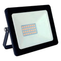 Reflector Proyector Aluminio Led 20w Luz Calida Negro Blanco Cálido