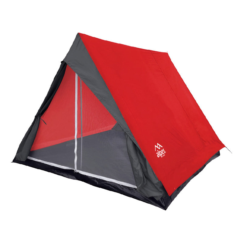 Carpa Canada 4 Personas Camping Campamento Doble Costura Rojo