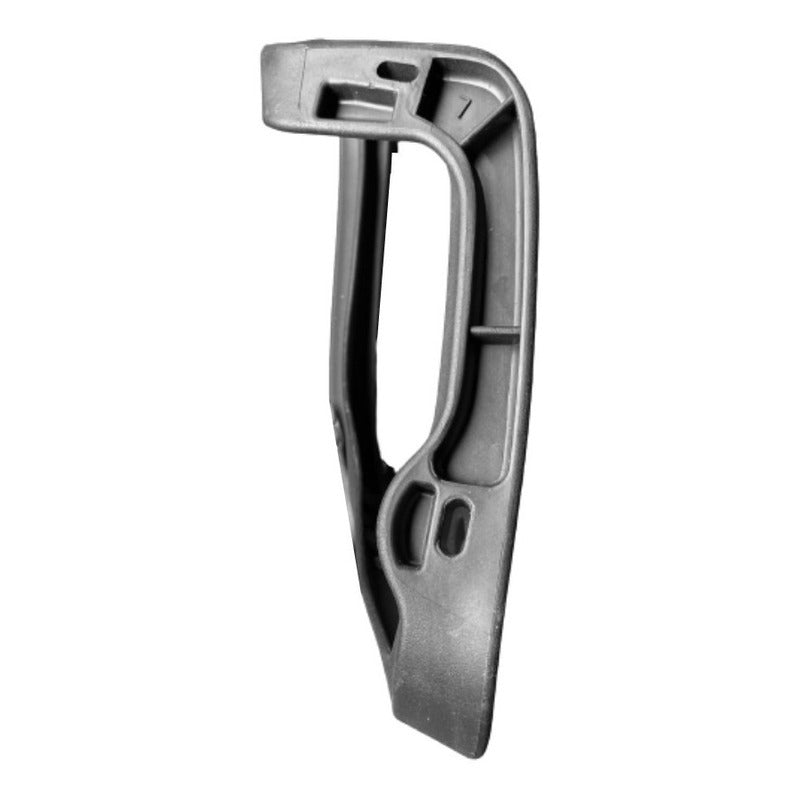 Juego De Apoya Brazos Para Silla De Oficina Repuesto Exahome Negro Cuero Sintético