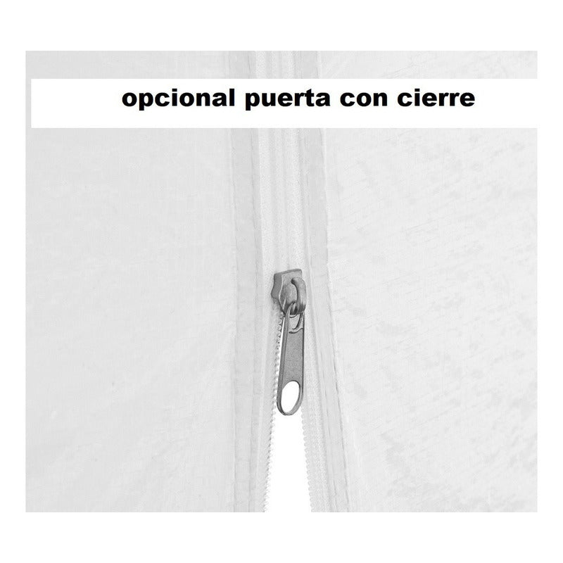 Puerta Pared Con Cierre Gazebo 3x3 6x3 9x3 Cobertor Rafia