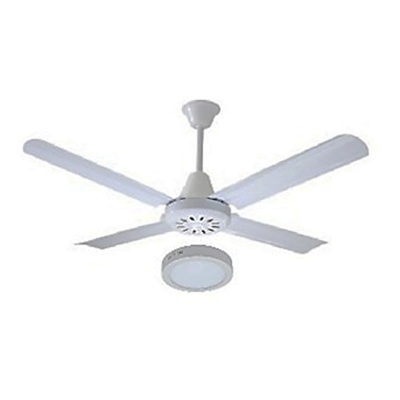 Ventilador De Techo Exahome Plafon Led 615 Skf Ind. Arg 1.2 M Blanco Metal 4