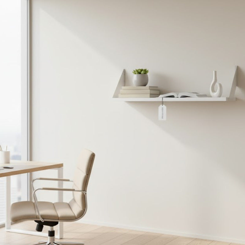 Estantes Repisa Con Ménsula 40x20x18mm Exahome Hogar Oficina Blanco