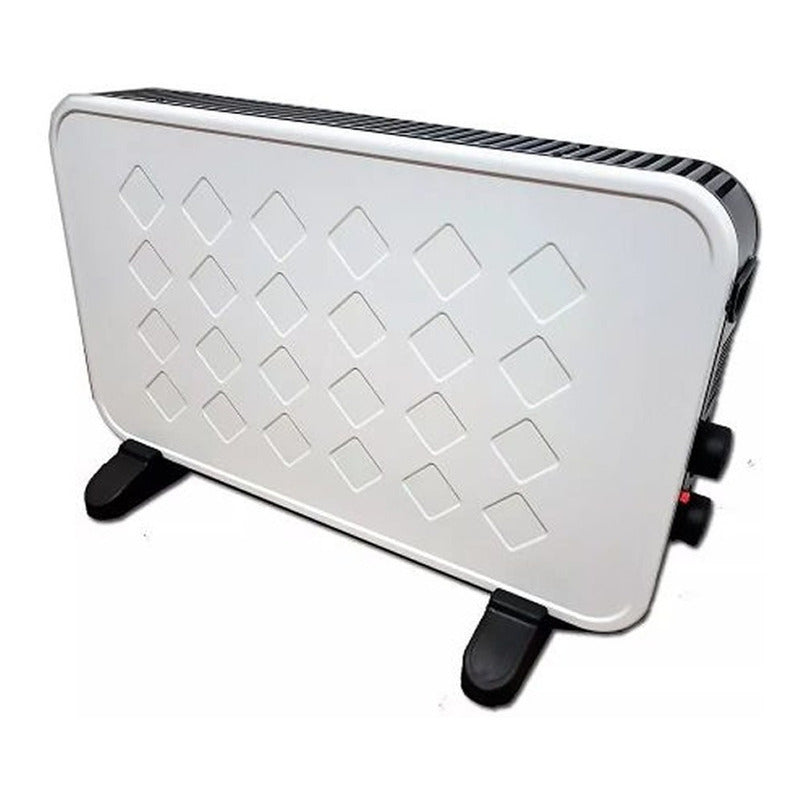 Calefactor Electrico Alta Gama Exahome Con Termostato Ct03 Rojo