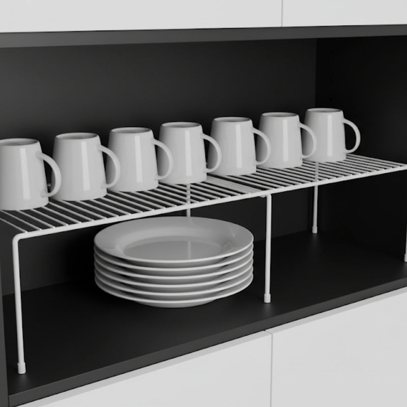 Organizador Alzada Alacena Extensible Exahome Estante Extra Blanco