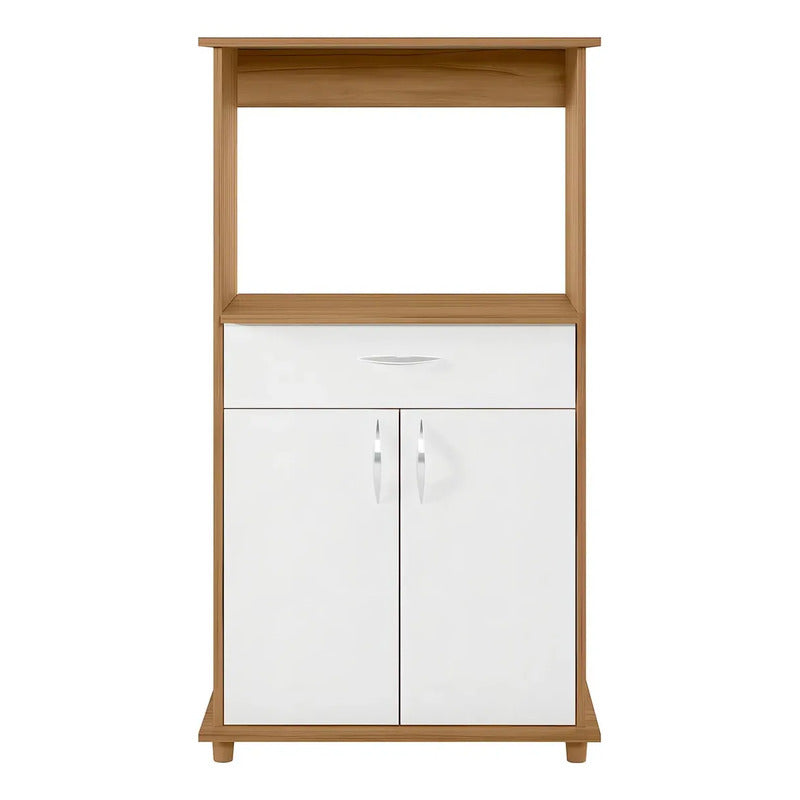 Organizador De Cocina Despensero Exahome Porta Microondas Roble