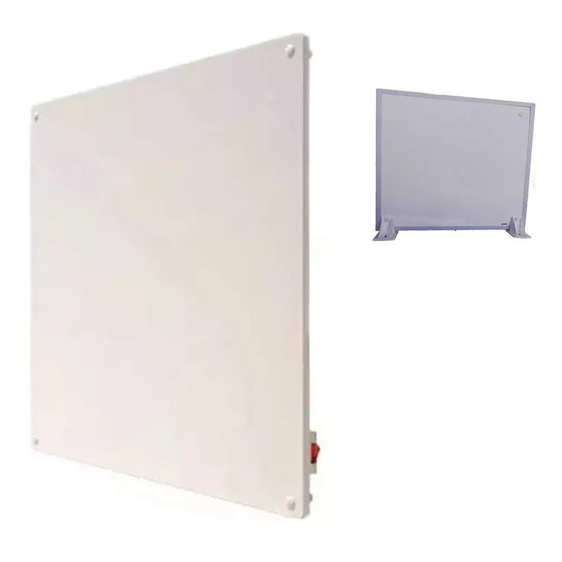 Placa Panel 2 En 1 Calefactor Estufa Electrica Exahome Color Blanco