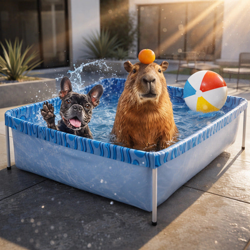 Pileta Para Mascotas Perro Gato Cachorro 106cm X 115cm