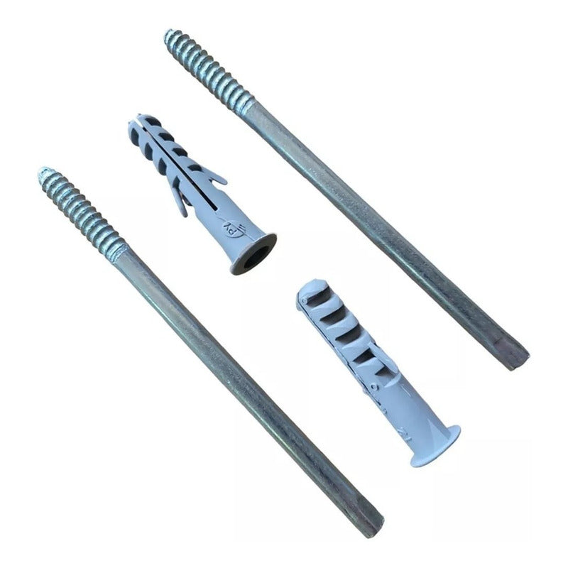 2x Soportes Invisibles Exahome Mensula Estante Flotante 9cm Plateado