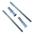 2x Soportes Invisibles Exahome Mensula Estante Flotante 9cm Plateado