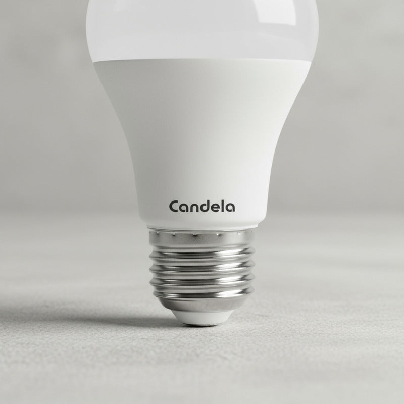 Foco Lampara Clasica  Led A60 9w Fria Pack 20u Blanco Frío