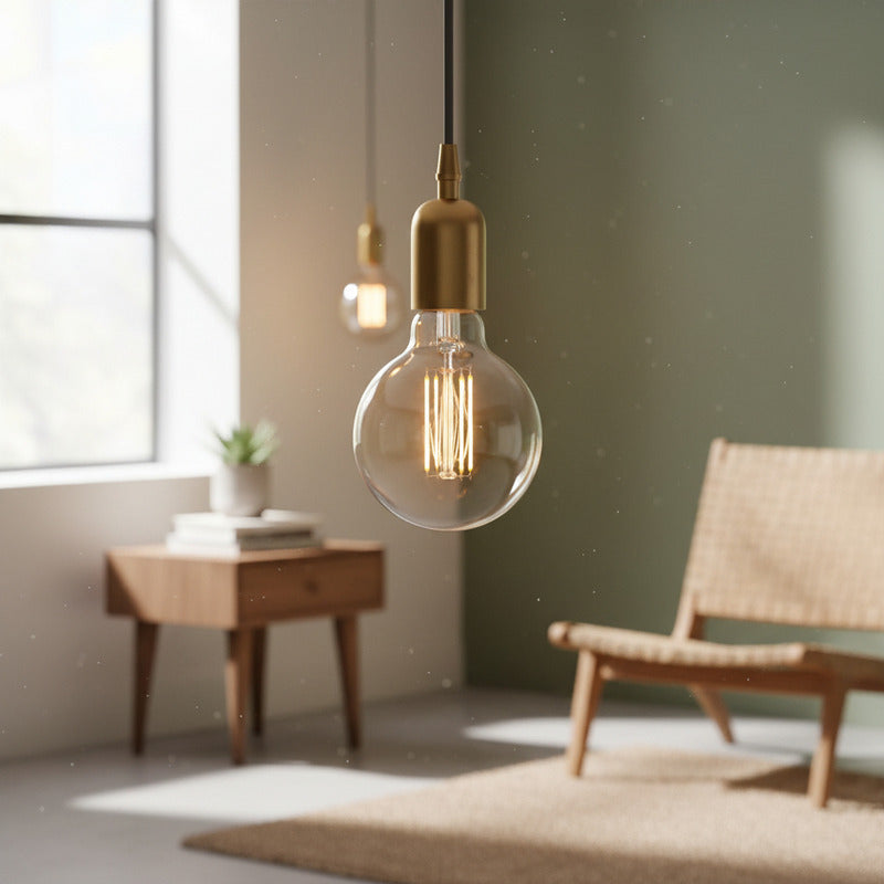 5 Lamparas Foco Vintage Ambar Luz Clara Luz Tienda Oficial Ámbar