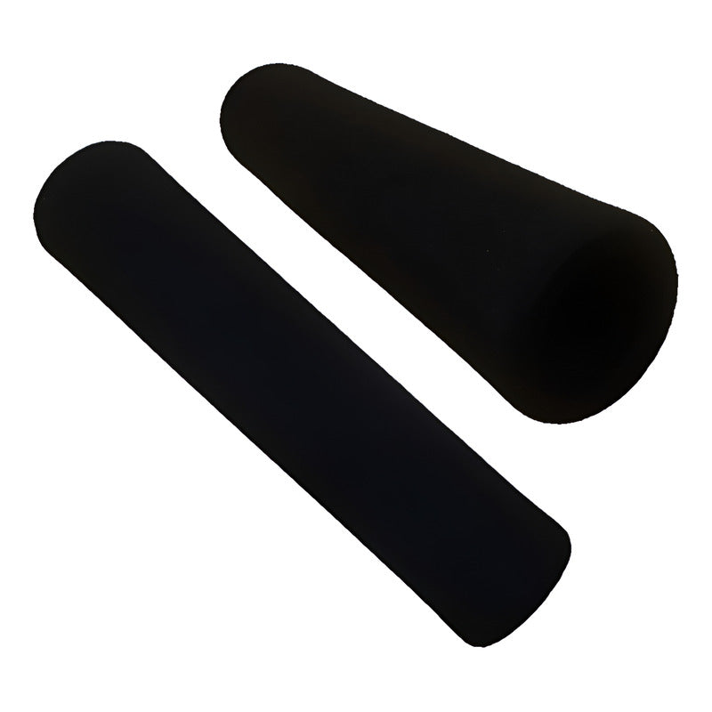 Puños Manopla Grip Bicicleta Barra Dorsalera Raqueta Deporte Color Negro